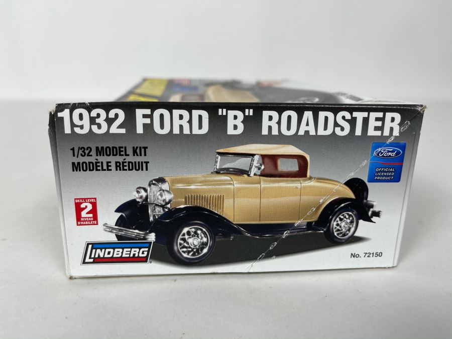 Lindberg 1932 Ford 'B' Roadster Car Model Kit 2006 [Photo 6]