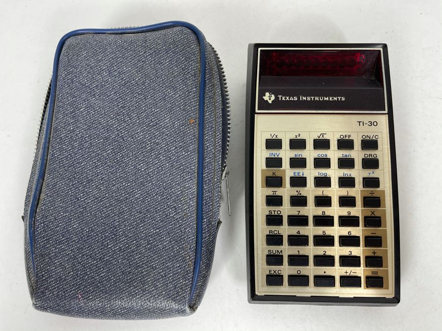 Vintage Texas Instruments TI-30 Calculator