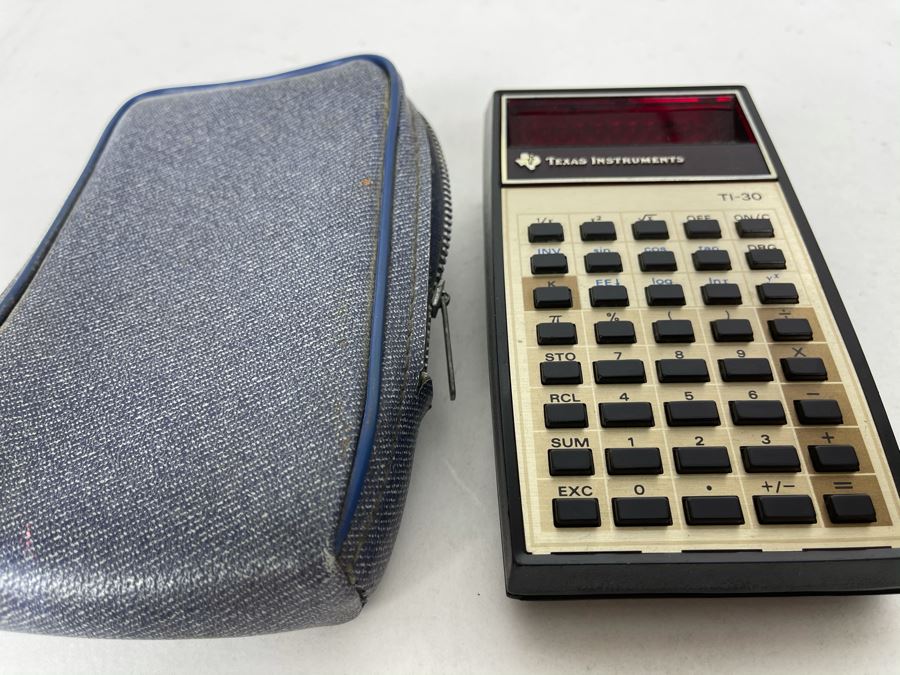 Vintage Texas Instruments TI-30 Calculator [Photo 2]