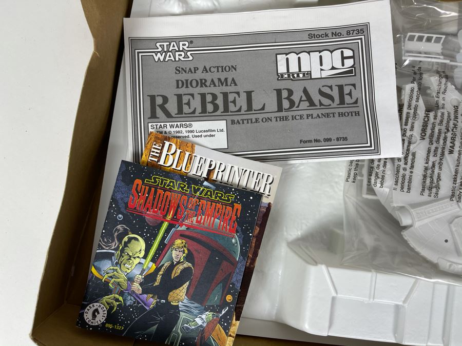 MPC Ertl Star Wars The Empire Strikes Back Rebel Base Model Kit 1992 Damaged Box [Photo 6]
