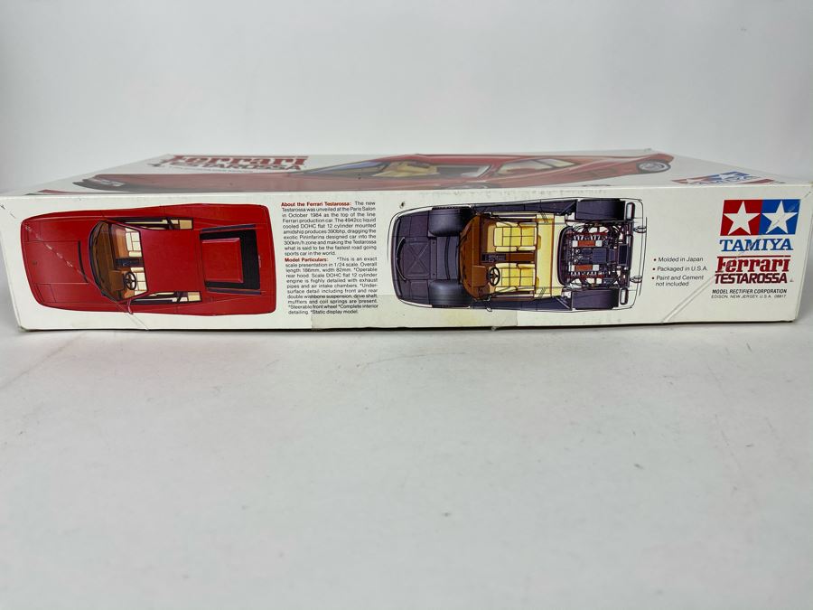 Japanese Tamiya Ferrari Testarossa Car Model Kit [Photo 3]
