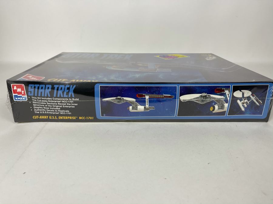 Sealed AMT Ertl Star Trek Cut-Away U.S.S. Enterprise NCC-1701 Model Kit ...