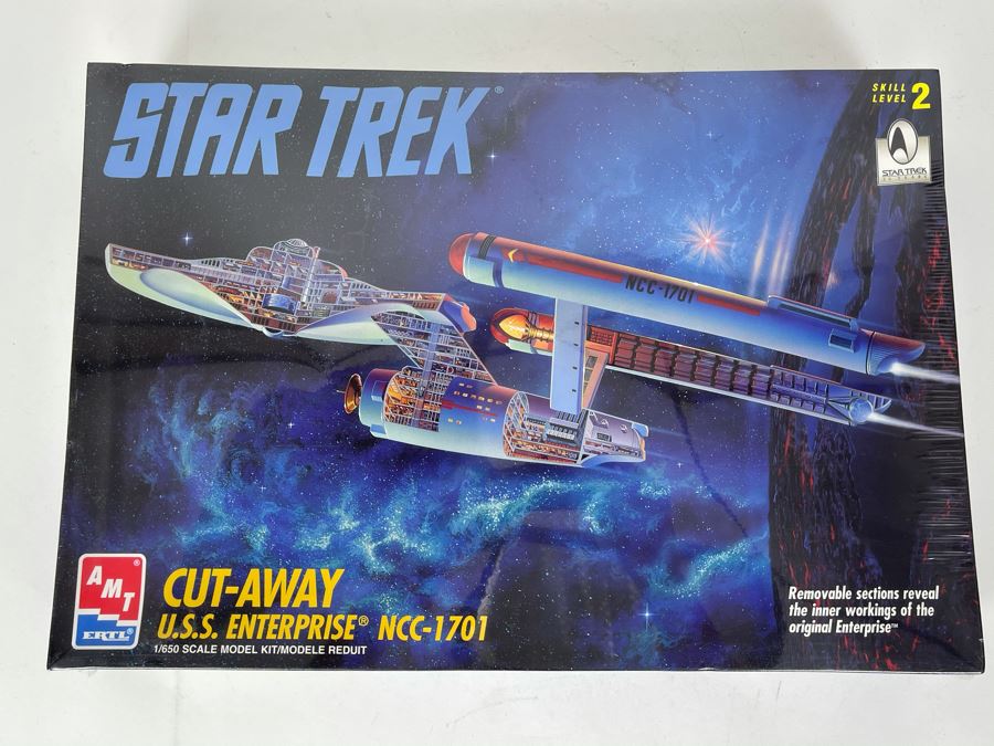 Sealed AMT Ertl Star Trek Cut-Away U.S.S. Enterprise NCC-1701 Model Kit 1995 [Photo 1]
