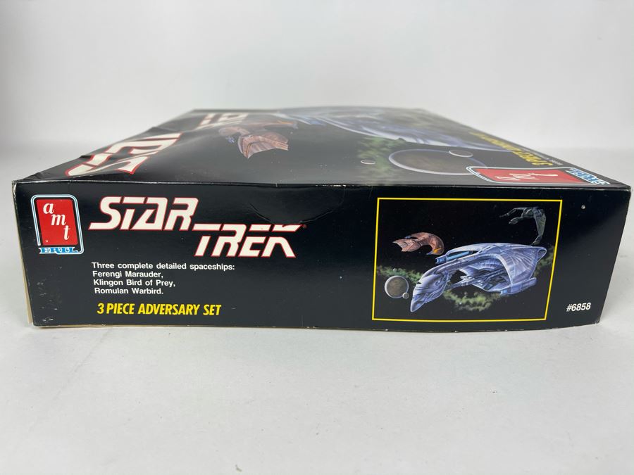 AMT Ertl Star Trek 3 Piece Adversary Set Model Kit 1989 [Photo 6]