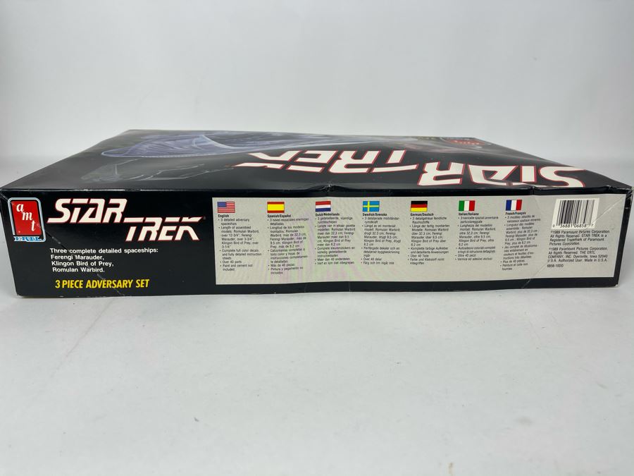 AMT Ertl Star Trek 3 Piece Adversary Set Model Kit 1989 [Photo 4]