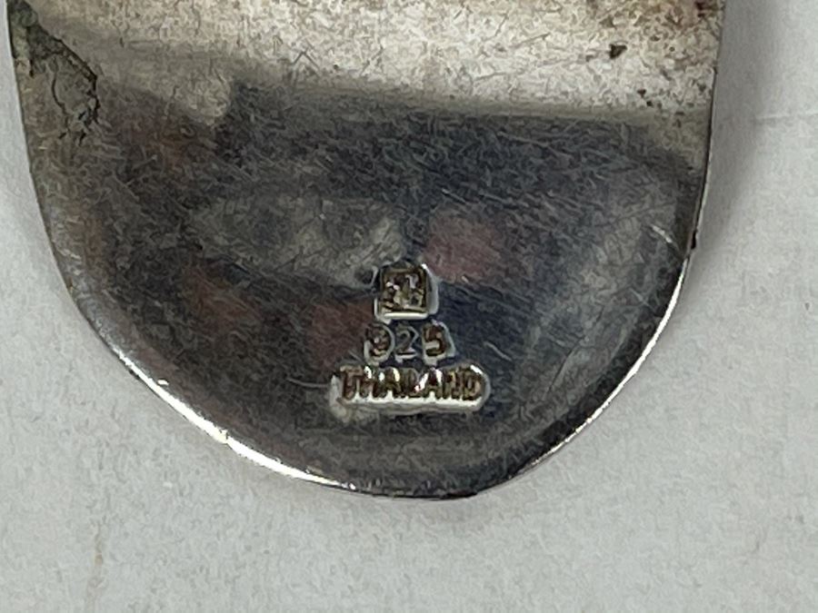 JUST ADDED - Vintage Sterling Silver Modernist Signed Pendant [Photo 4]