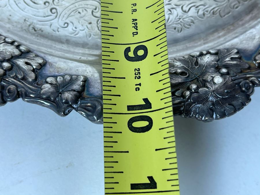 JUST ADDED - Vintage Ellis & Barker Silverplate Tray 10R [Photo 8]