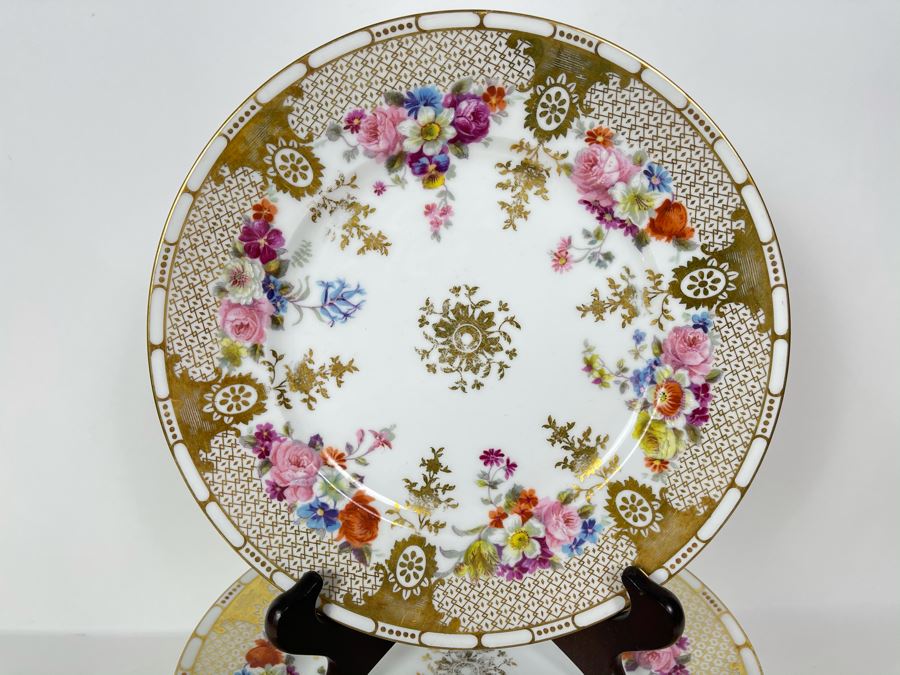 JUST ADDED - Set Of Nine Limoges France Plates By L. Bernardaud & Co - D & Co 9.75R [Photo 3]