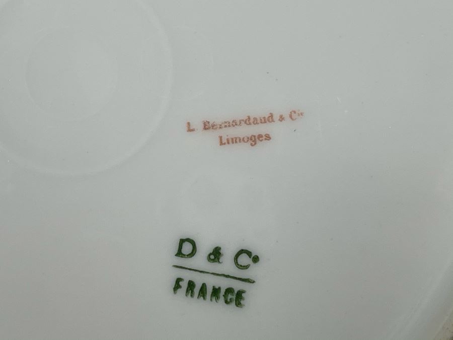 JUST ADDED - Set Of Nine Limoges France Plates By L. Bernardaud & Co - D & Co 9.75R [Photo 6]