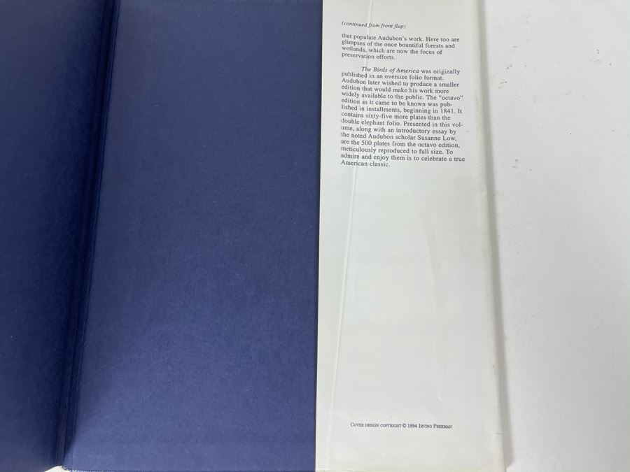 JUST ADDED - Audubon's Birds Of America - Containing All Of The Original Plates Reprinted From The First Royal Octavo Edition 1994 [Photo 9]
