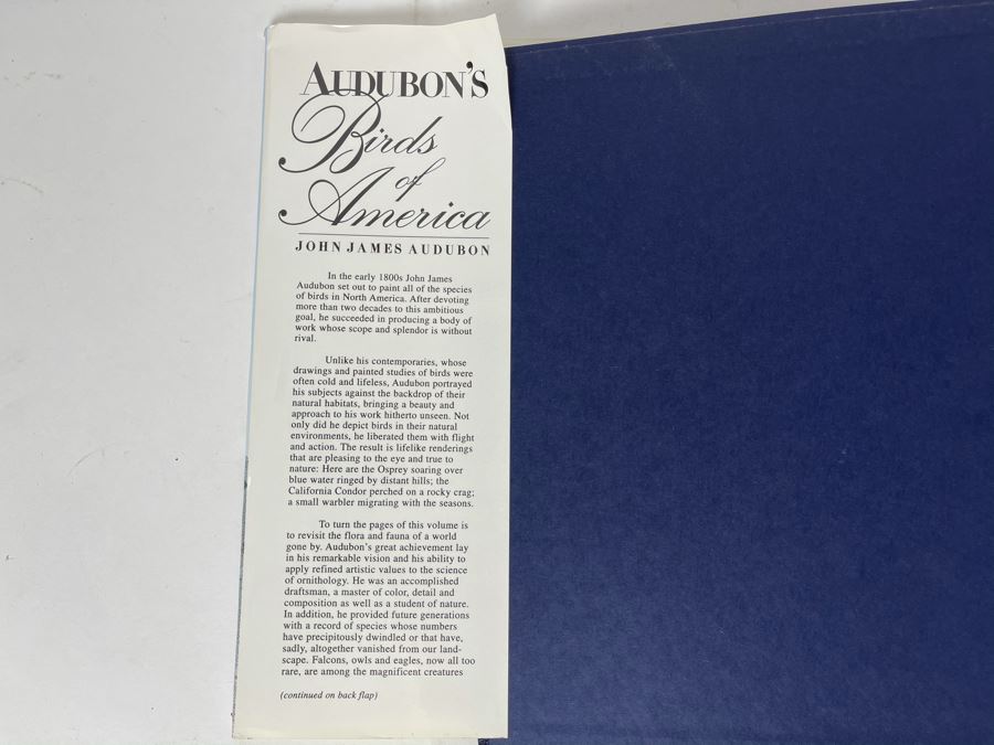 JUST ADDED - Audubon's Birds Of America - Containing All Of The Original Plates Reprinted From The First Royal Octavo Edition 1994 [Photo 3]