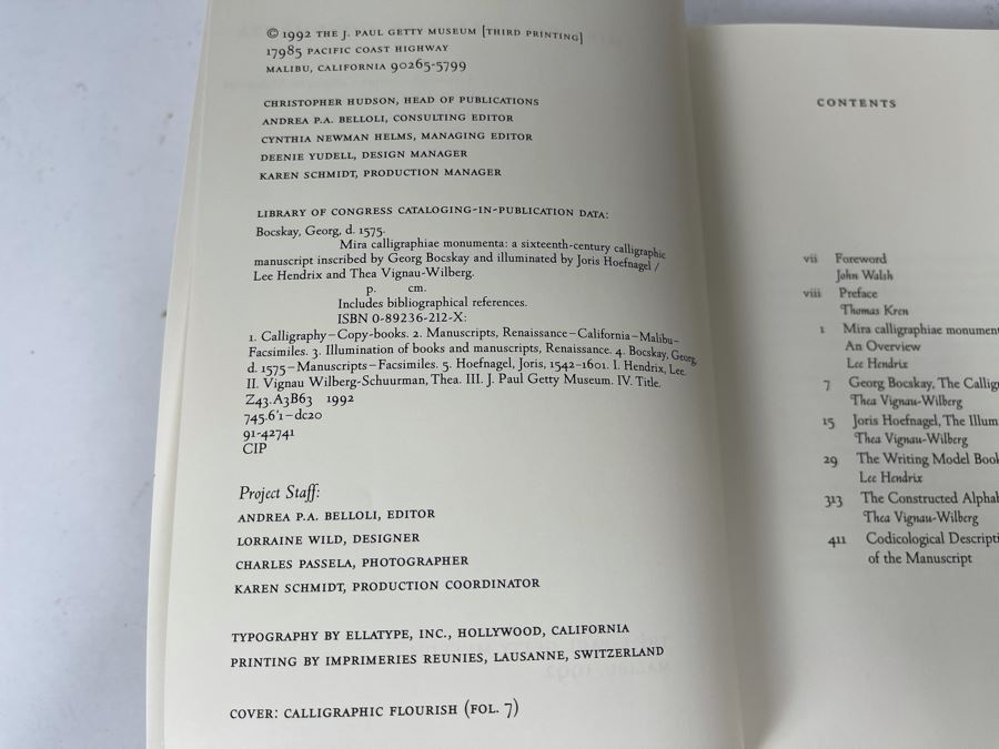 JUST ADDED - Mira Calligraphiae Monumenta Book [Photo 3]
