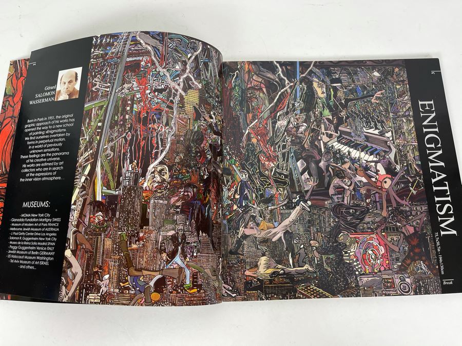 JUST ADDED - Gerard Salomon Wasserman Artist Hand Signed Book Titled Enigmatism Volume No 3 [Photo 5]