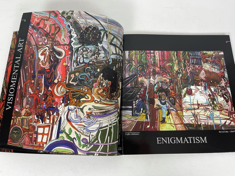 JUST ADDED - Gerard Salomon Wasserman Artist Hand Signed Book Titled Enigmatism Volume No 3 [Photo 7]