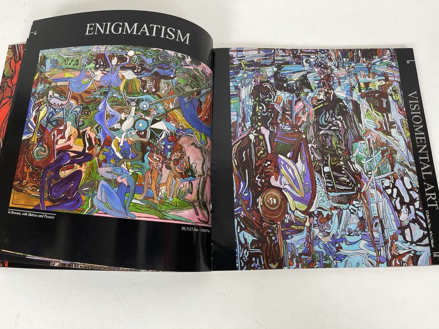 JUST ADDED - Gerard Salomon Wasserman Artist Hand Signed Book Titled Enigmatism Volume No 3 [Photo 8]
