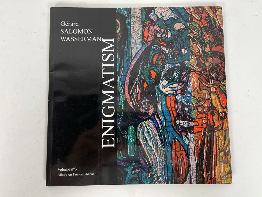 JUST ADDED - Gerard Salomon Wasserman Artist Hand Signed Book Titled Enigmatism Volume No 3 [Photo 1]