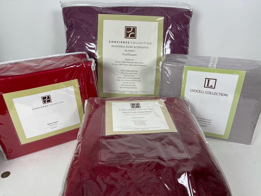 JUST ADDED - New Queen Sheets And Blankets [Photo 2]