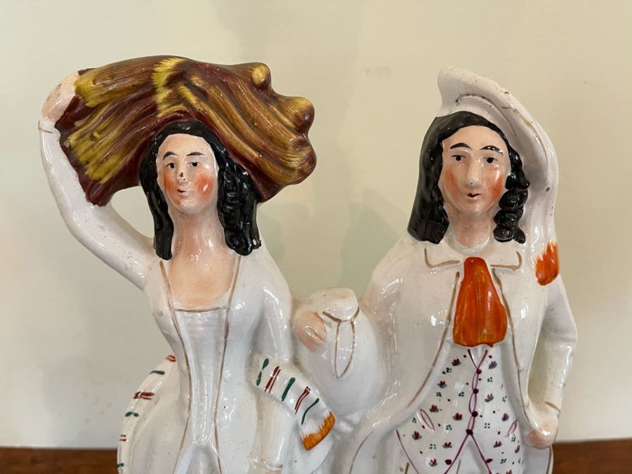 JUST ADDED - Vintage Hand Painted Italian Figurine 8W X 13H [Photo 3]