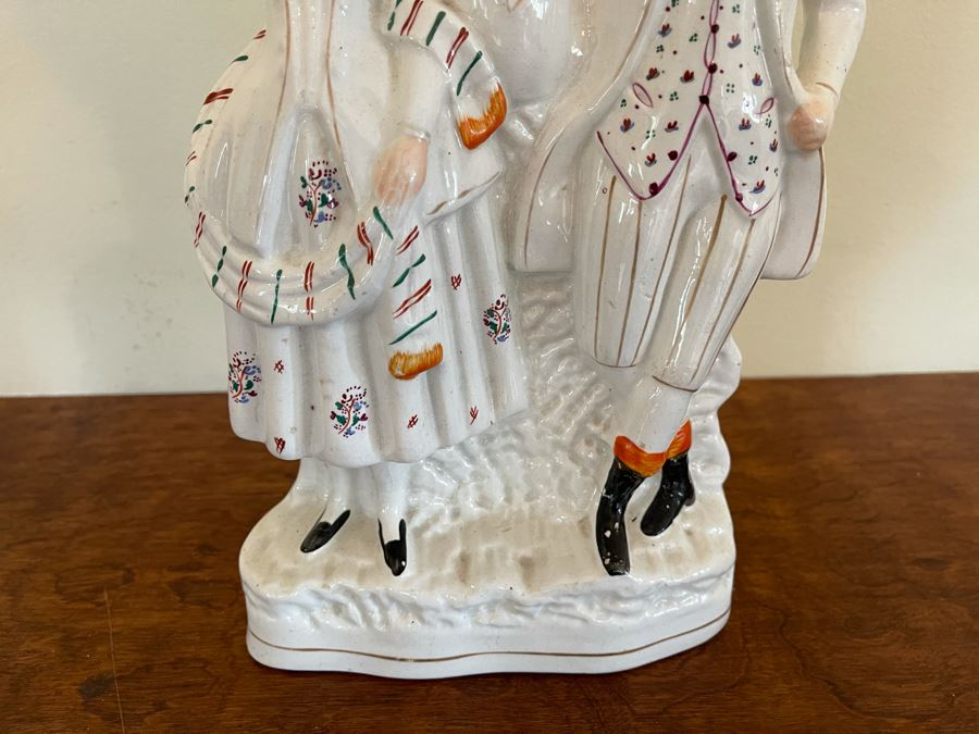 JUST ADDED - Vintage Hand Painted Italian Figurine 8W X 13H [Photo 4]