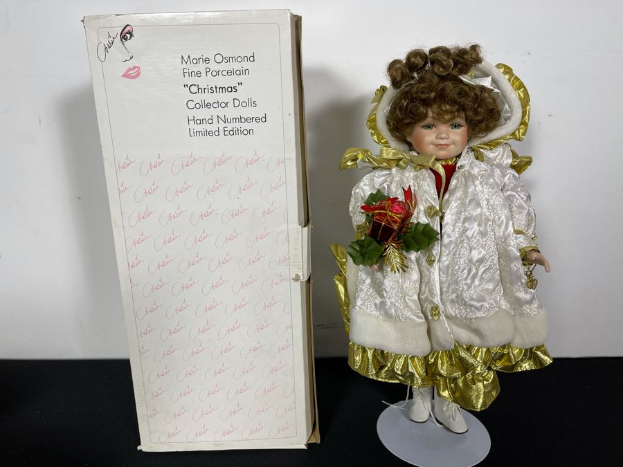 Bryanna 17” Porcelain Doll from Marie Osmond Christmas Collection hotsell #6477/7500