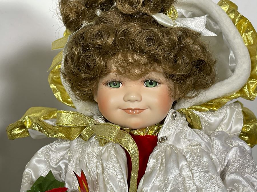 Limited Edition 1994 Marie Osmond Fine Porcelain Doll 'Christmas' 2769 Of 7500 16L With Box [Photo 5]