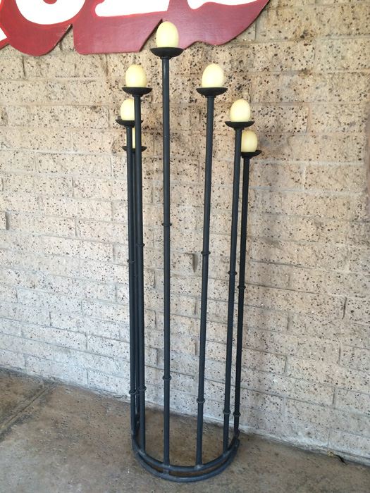 Tall Wrought Iron Candle Stand 7 Candle Holder [Photo 5]