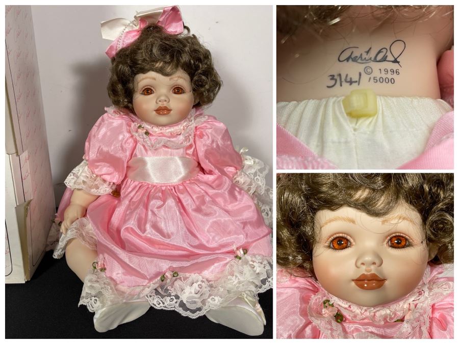 Limited Edition 1996 Marie Osmond Fine Porcelain Doll 'Toddler' 3141 Of 5000 20L With Box