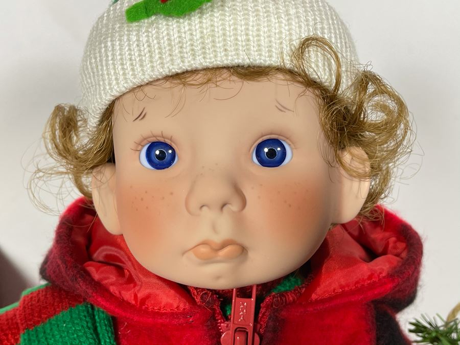 Limited Edition Lee Middleton Christmas Angel 1995 Doll 2129 Of 3000 With Box [Photo 5]