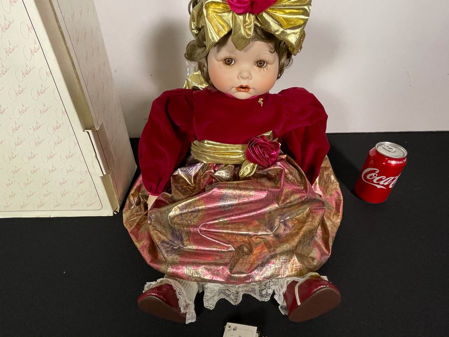 Limited Edition 1993 Marie Osmond Fine Porcelain Doll 'Collectibles' 1090 Of 5000 24L With Box [Photo 6]