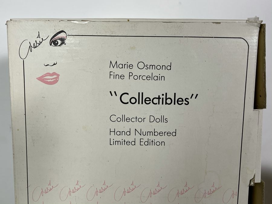 Limited Edition 1993 Marie Osmond Fine Porcelain Doll 'Collectibles' 1090 Of 5000 24L With Box [Photo 4]