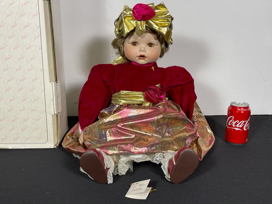 Limited Edition 1993 Marie Osmond Fine Porcelain Doll 'Collectibles' 1090 Of 5000 24L With Box [Photo 3]