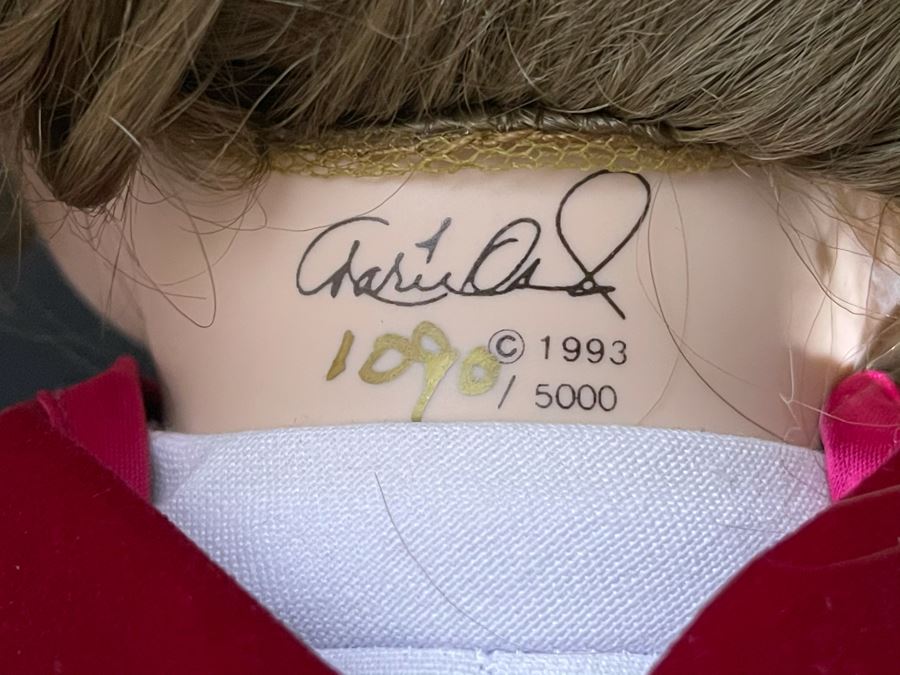 Limited Edition 1993 Marie Osmond Fine Porcelain Doll 'Collectibles' 1090 Of 5000 24L With Box [Photo 9]