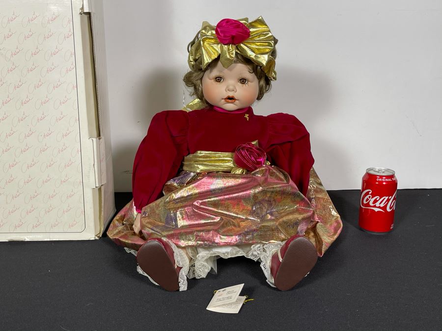 Limited Edition 1993 Marie Osmond Fine Porcelain Doll 'Collectibles' 1090 Of 5000 24L With Box [Photo 2]