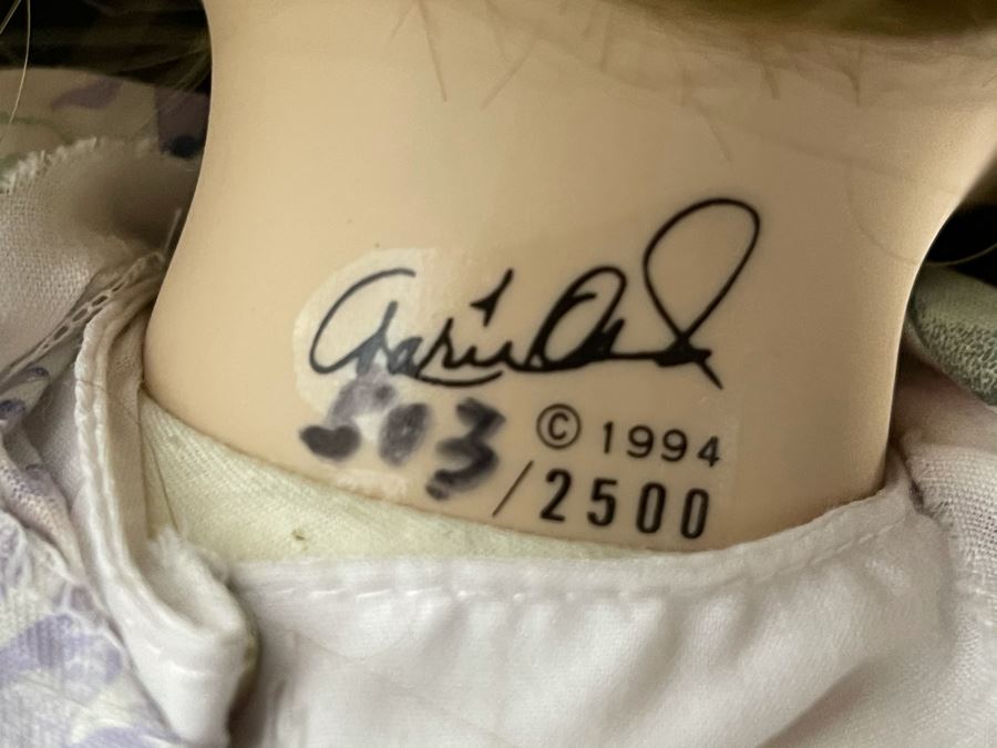 Limited Edition 1994 Marie Osmond Fine Porcelain Doll 503 Of 2500 22L With Box [Photo 7]