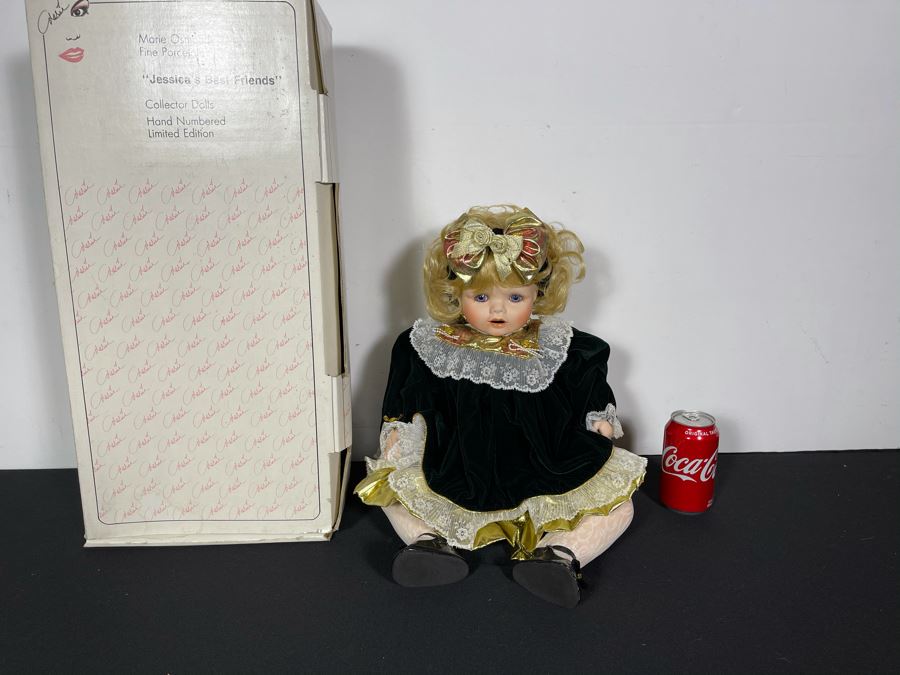 Limited Edition 1994 Marie Osmond Fine Porcelain Doll 413 Of 5000 20L With Box [Photo 3]