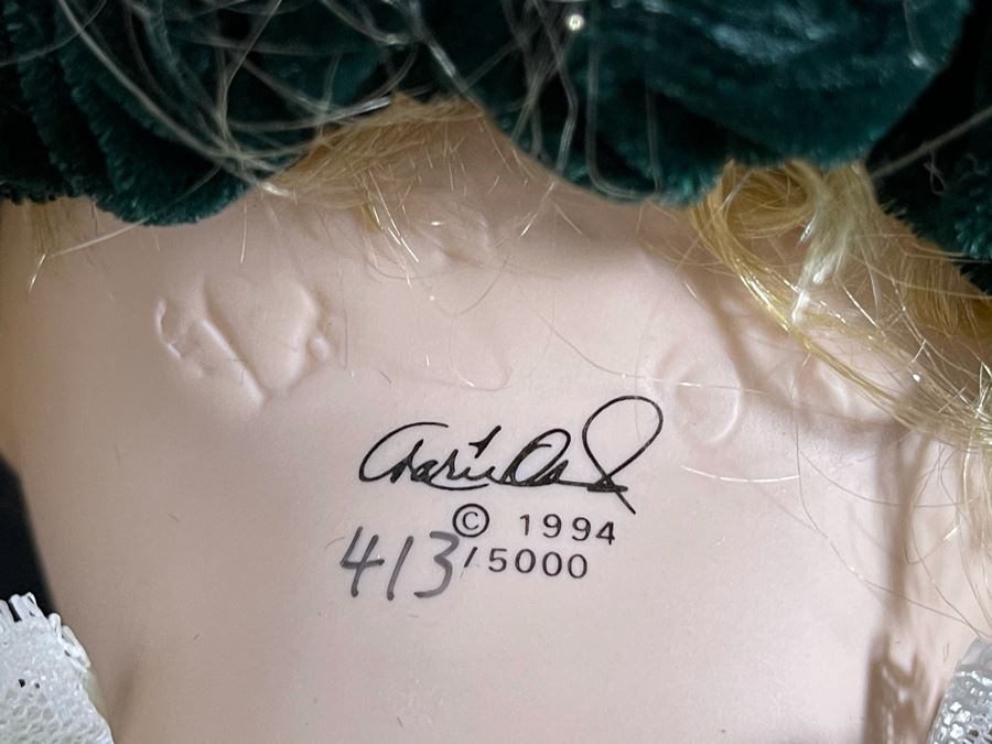 Limited Edition 1994 Marie Osmond Fine Porcelain Doll 413 Of 5000 20L With Box [Photo 9]