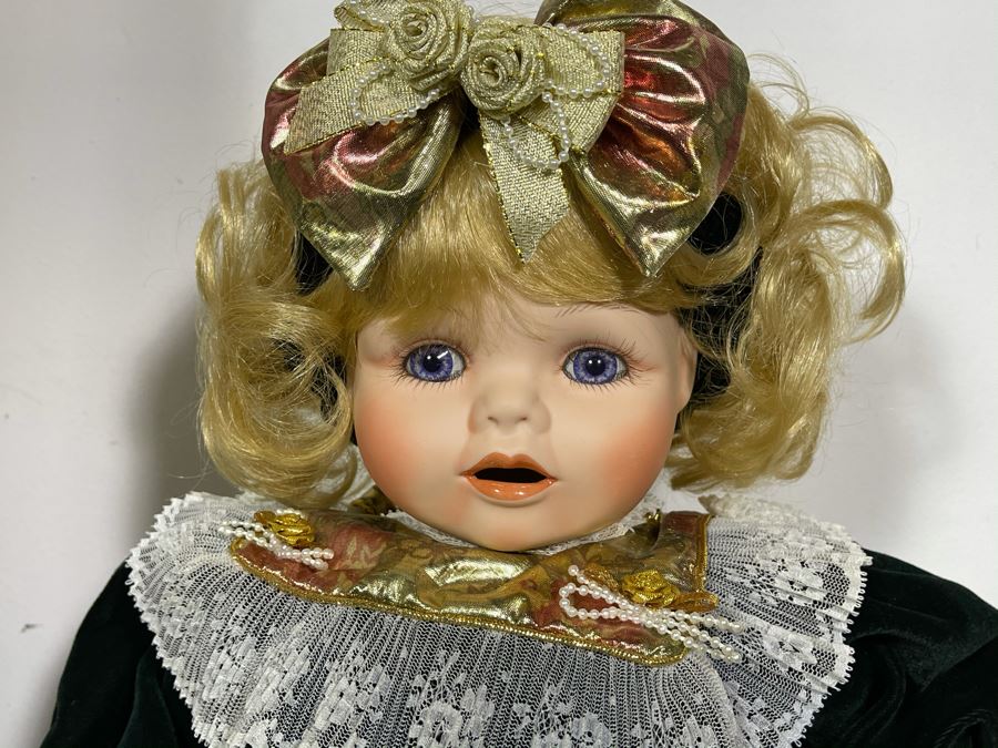 Limited Edition 1994 Marie Osmond Fine Porcelain Doll 413 Of 5000 20L With Box [Photo 6]