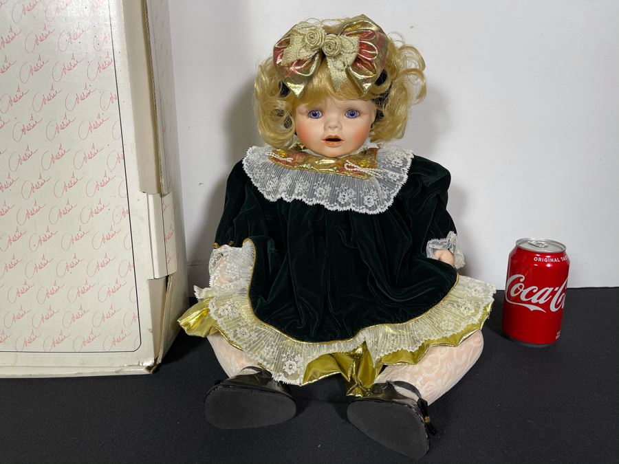 Limited Edition 1994 Marie Osmond Fine Porcelain Doll 413 Of 5000 20L With Box [Photo 2]