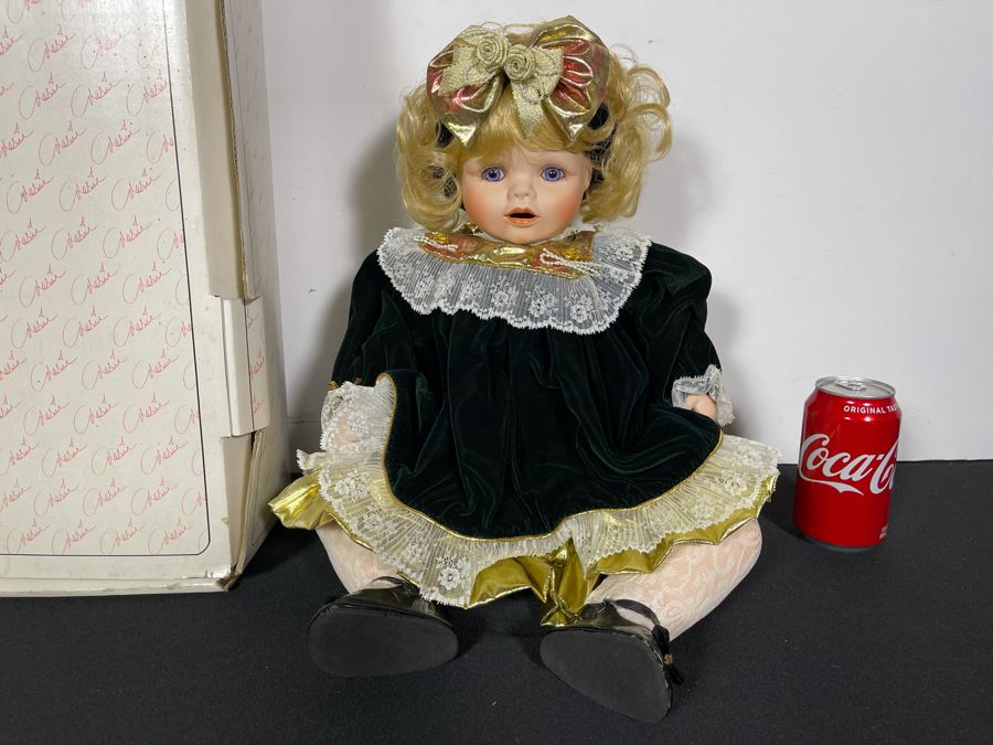 Limited Edition 1994 Marie Osmond Fine Porcelain Doll 413 Of 5000 20L With Box [Photo 4]