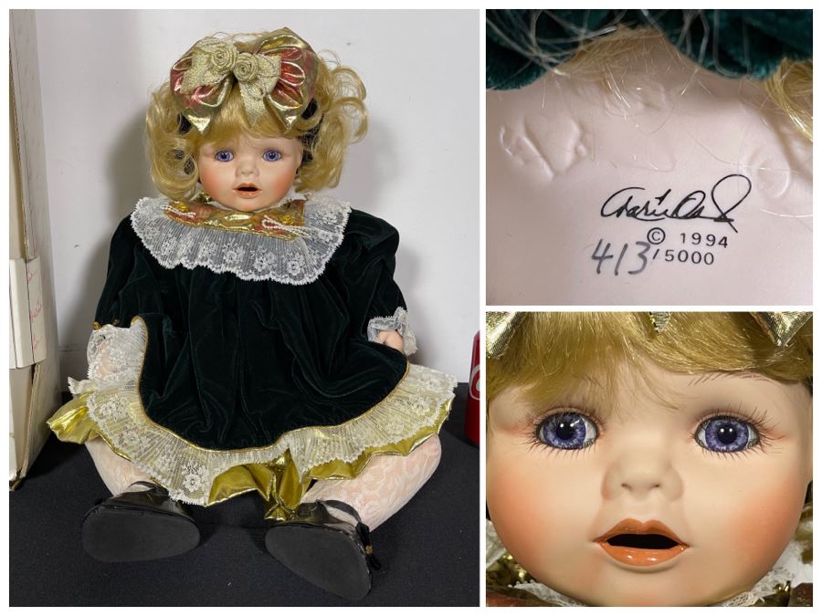 Limited Edition 1994 Marie Osmond Fine Porcelain Doll 413 Of 5000 20L With Box [Photo 1]