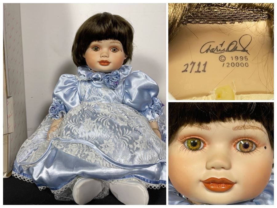 Limited Edition 1995 Marie Osmond Fine Porcelain Doll 2711 Of 20000 22L With Box [Photo 1]
