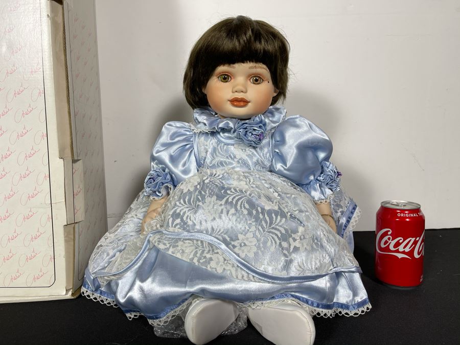 Limited Edition 1995 Marie Osmond Fine Porcelain Doll 2711 Of 20000 22L With Box [Photo 2]