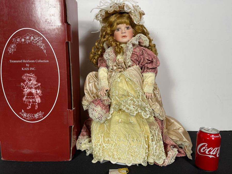 Limited Edition Janis Berard Victorian Doll Treasured Heirloom Collection By KAIS 1159 Of 7500 18H With Box