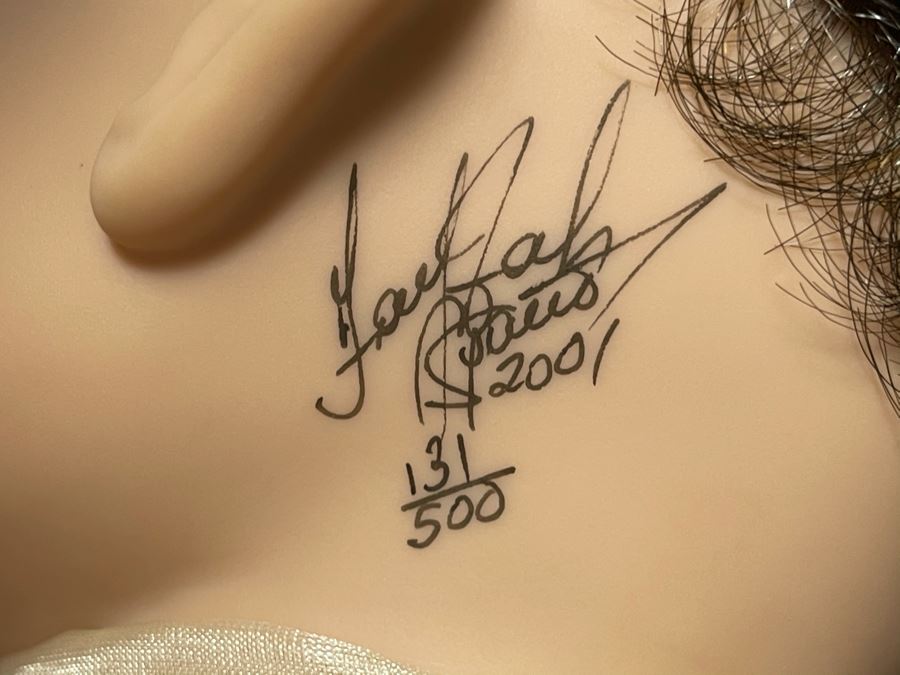 Vintage 2001 Limited Edition Fayzah Spanos Collectible Doll Hand Signed By Fayzah Spanos Precious Heirloom Dolls Designer 131 Of 500 With Box 26L [Photo 8]