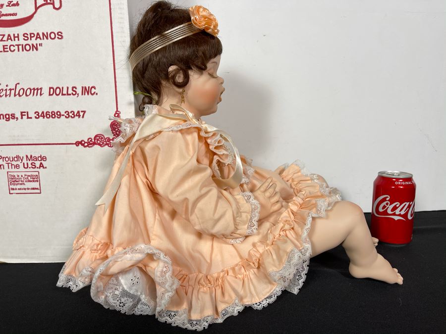 Vintage 1993 Limited Edition Fayzah Spanos Collectible Doll By Fayzah Spanos Precious Heirloom Dolls Designer With Box 1274 Of 2000 24L [Photo 6]