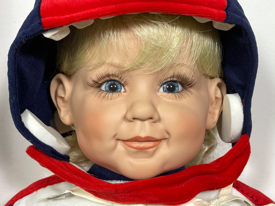 Vintage 2002 Limited Edition Fayzah Spanos Collectible Doll Hand Signed By Fayzah Spanos Precious Heirloom Dolls Designer With Box 99 Of 500 24L [Photo 4]