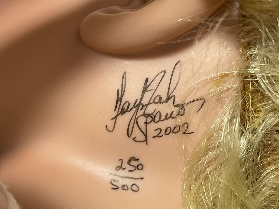 Vintage 2002 Limited Edition Fayzah Spanos Collectible Doll Hand Signed By Fayzah Spanos Precious Heirloom Dolls Designer With Box 250 Of 500 26L [Photo 8]