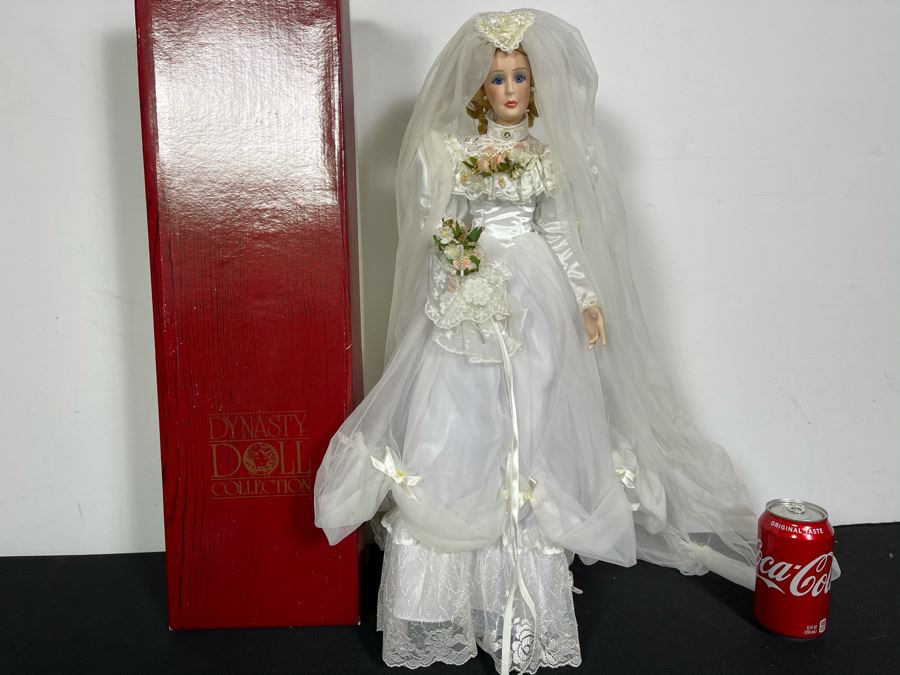 Limited Edition Dynasty Doll Collection 'Winifred' Bride Doll Designed By Hazel Tertsakian 24H