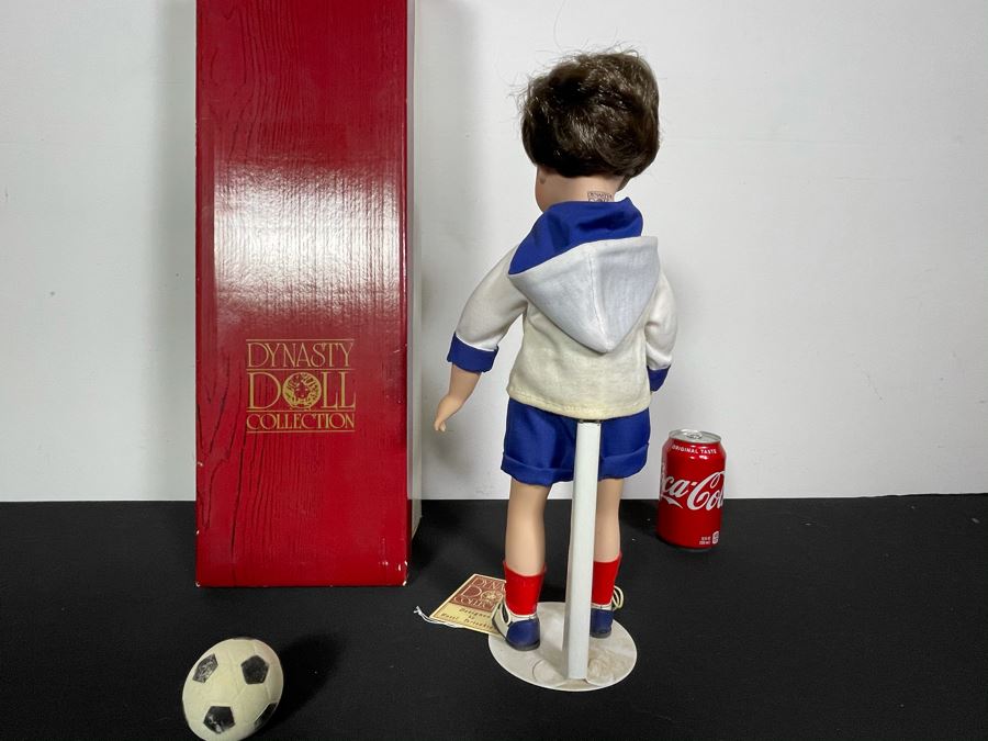 Limited Edition Dynasty Doll Collection Soccer Boy Doll Designed By Hazel Tertsakian 16H [Photo 6]
