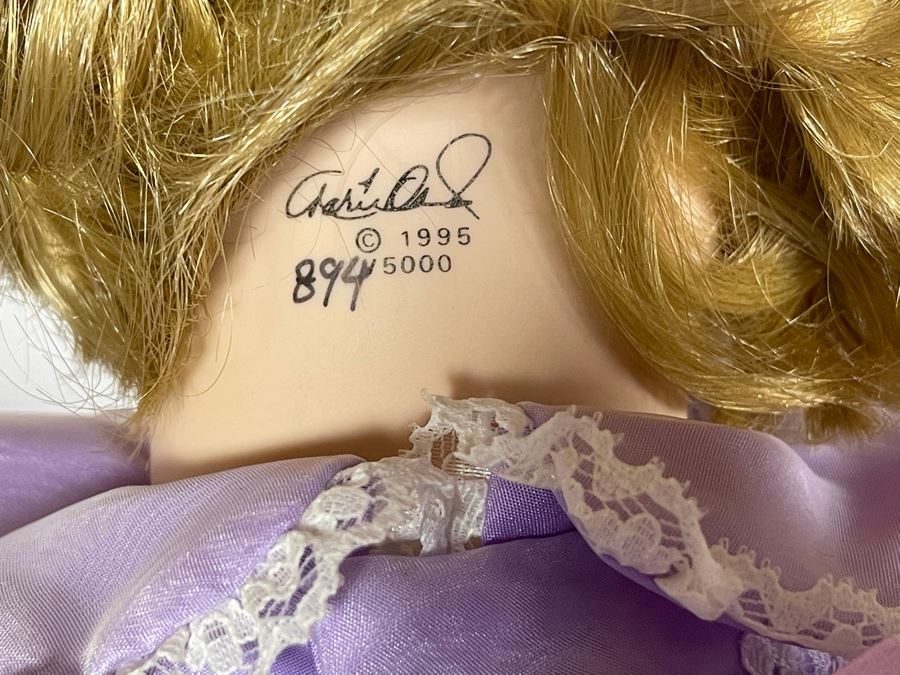 Limited Edition 1995 Marie Osmond Fine Porcelain Doll 894 Of 5000 23L With Box [Photo 7]